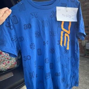 Blue Under Armour Stephen Curry T-Shirt
